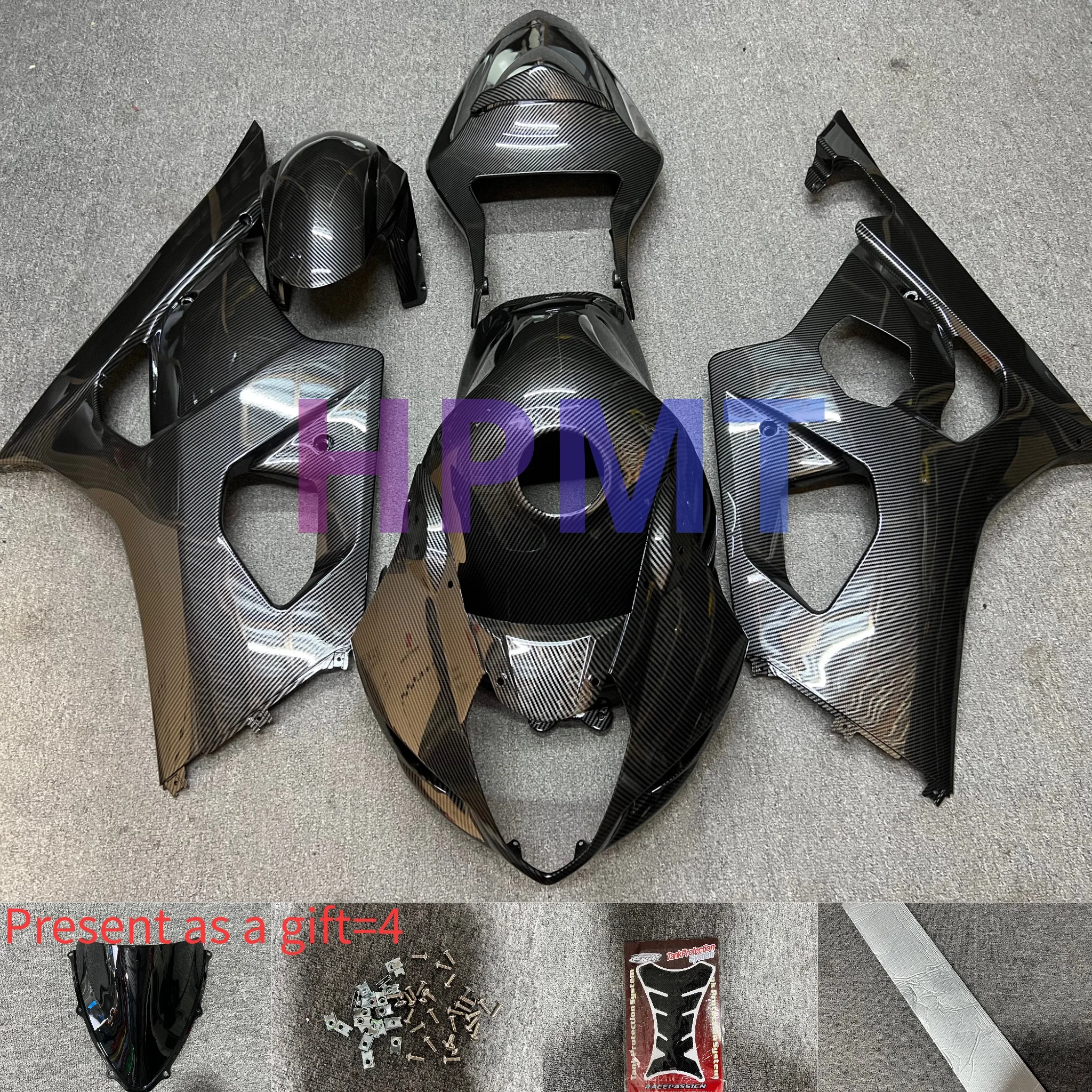 

Новый комплект обтекателей из АБС-пластика, подходящий для Suzuki GSX-R1000 K3 2003-2004 GSXR1000 2003 2004, полный обтекатель кузова