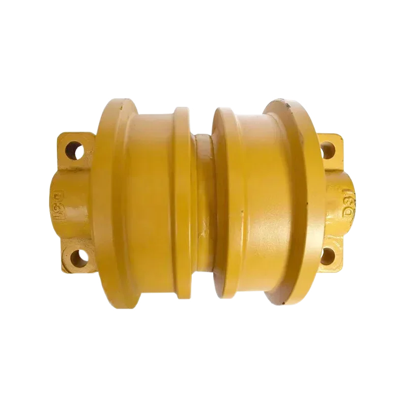 D8R D8N D8TDozer Bulldozer Undercarriage Bottom Roller , Single Flange Track Roller