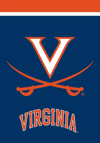 Virginia Cavaliers House Flag Licensed ; Briarwood Lane