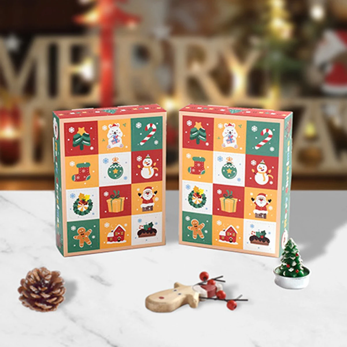 صندوق ورقي قابل للطي هدية ممتعة للثقب