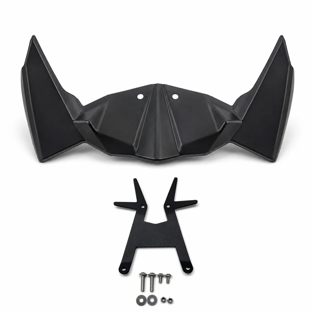 For KAWASAKI Z1100 SE 2026 Z 1100 2026 Motorcycle Downforce Naked Frontal Spoilers Winglet Aerodynamic Wing Front Spoiler Kit