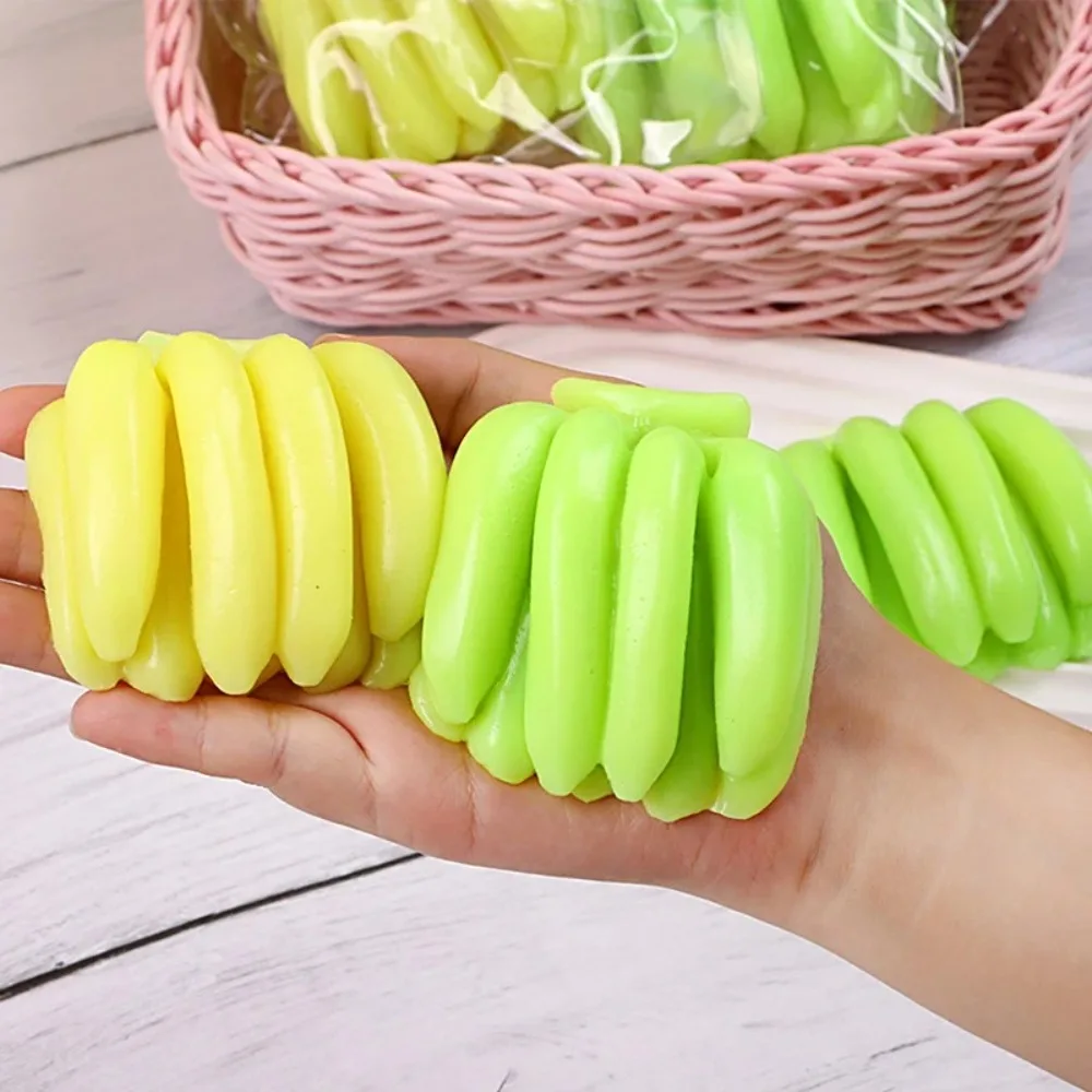 

New Decompression Banana Squeeze Toy Squeeze Fidget Decompression Toy Fruit Banana Slow Rebound Toys