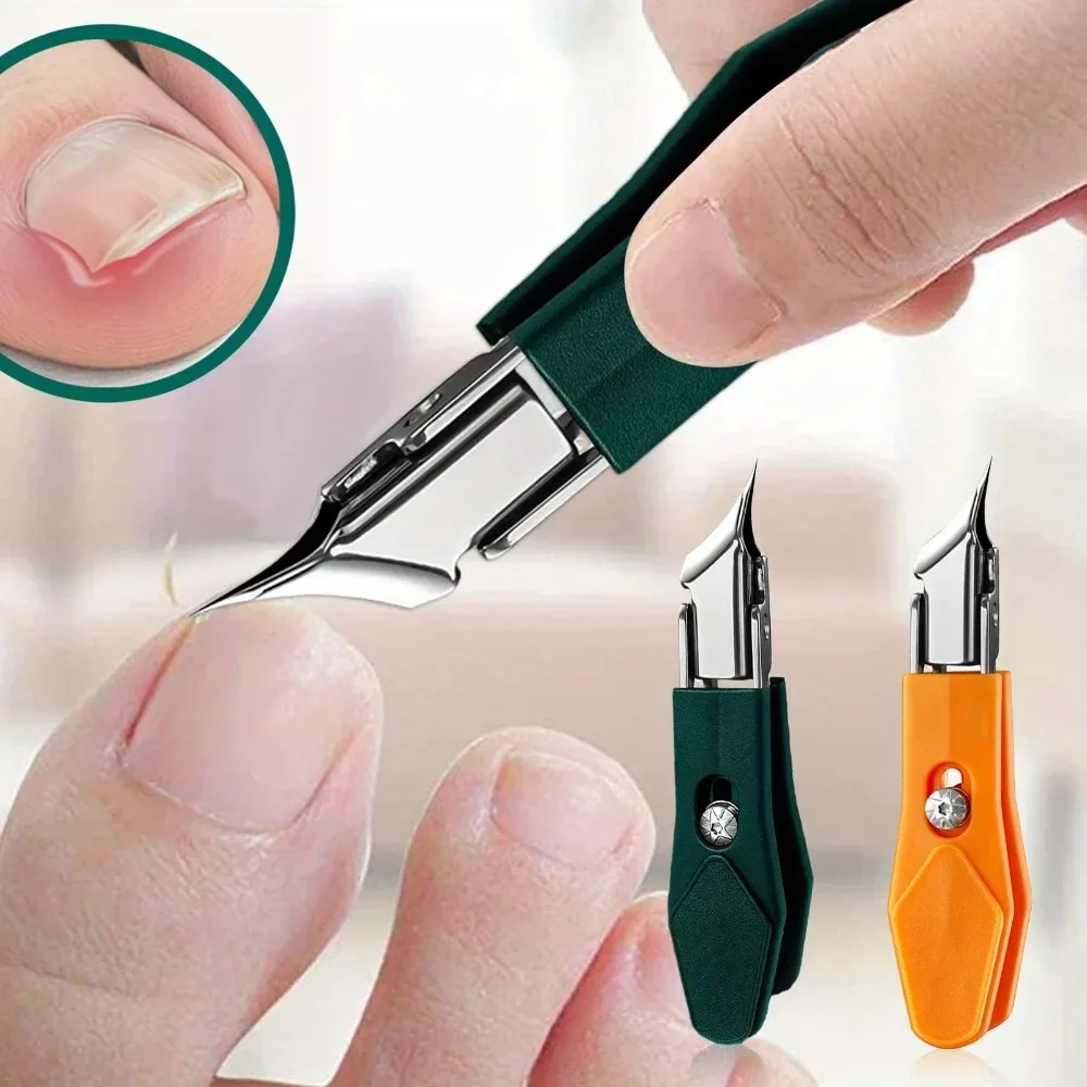 

25° Slant Edge Nail Clipper Wide Opening Stainless Steel Professional Ingrown Toenail Tools Eagle Beak Oblique Toe Nail Trimmers