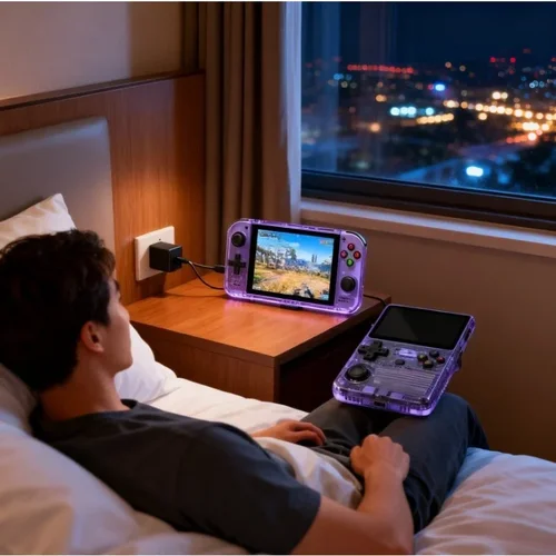 Imagen 2 del producto Consola de juegos de bolsillo portátil R36S Pantalla IPS de 3,5 pulgadas Sistema Linux de 128 GB Juegos retro precargados para niños y adultos