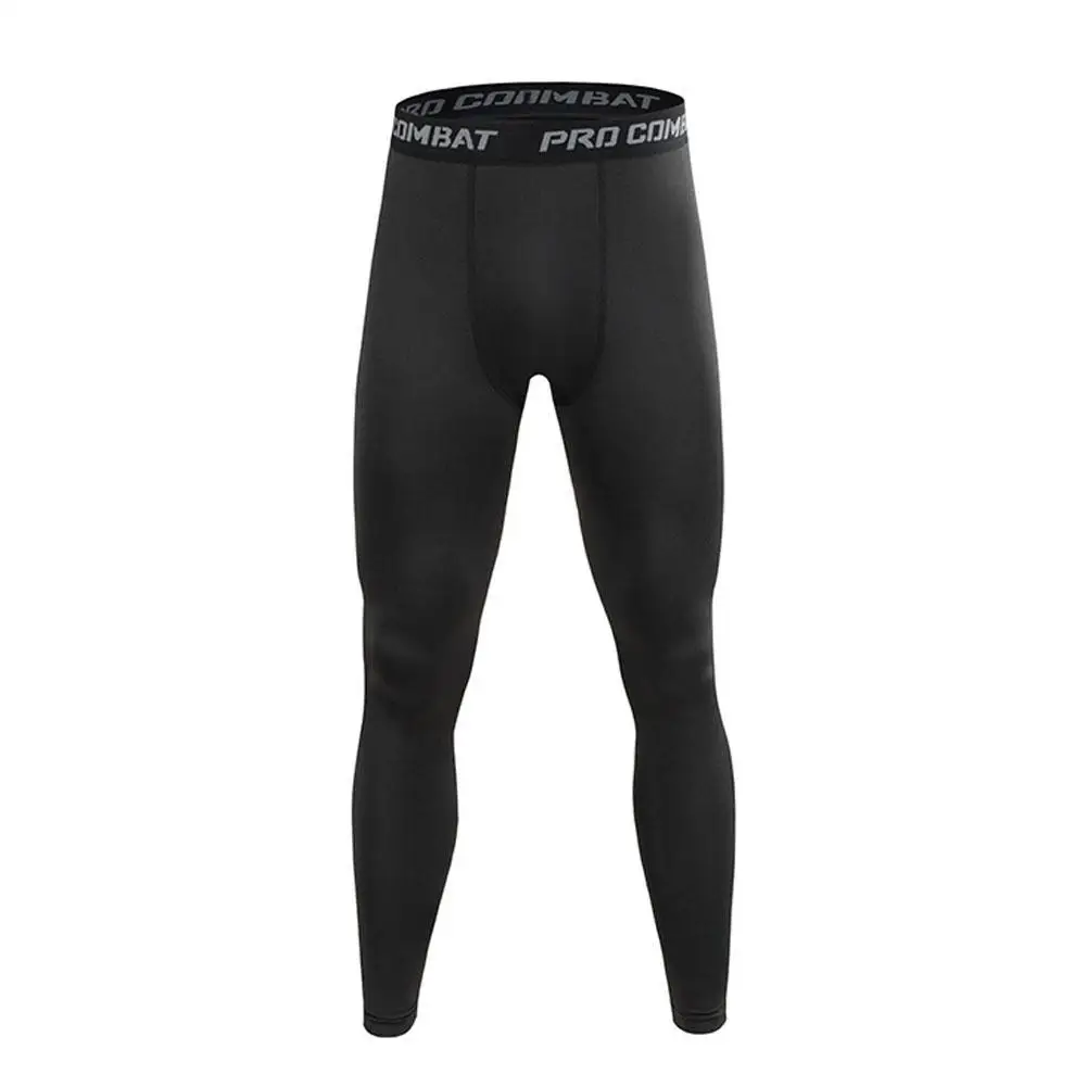 Pantalones de compresión para hombre, mallas deportivas de secado rápido, transpirables, para correr, Entrenamiento Atlético