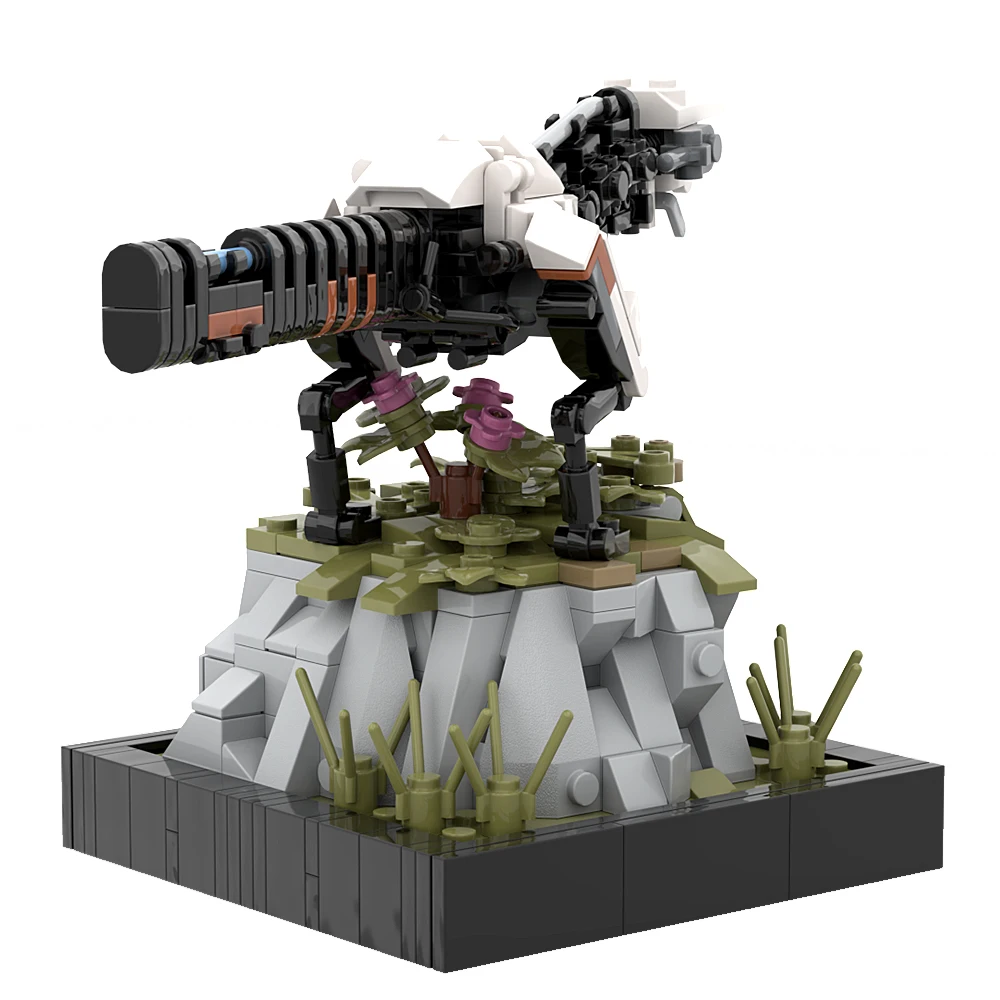 MOC-137579 игрушка Horizon Watcher модель кирпичей наименьшая машина Watcher Монстр строительные блоки креативная сборка игрушка детский подарок ﻿