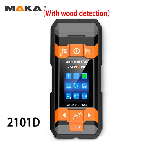 MAKA 2101C Multifunction Metal Detector Wiring Detector Wall Detector Cable Professional Copper Wood Detect Wall Scanners