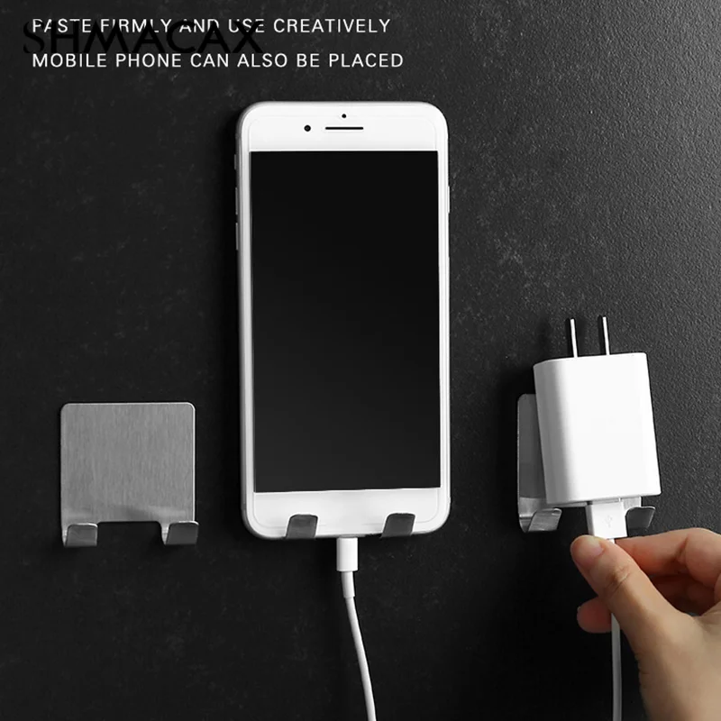 Punch Free Razor Holder bagno Storage Wall Hook Razor Rack mensola per rasoio da barba da uomo per accessori da cucina per il bagno