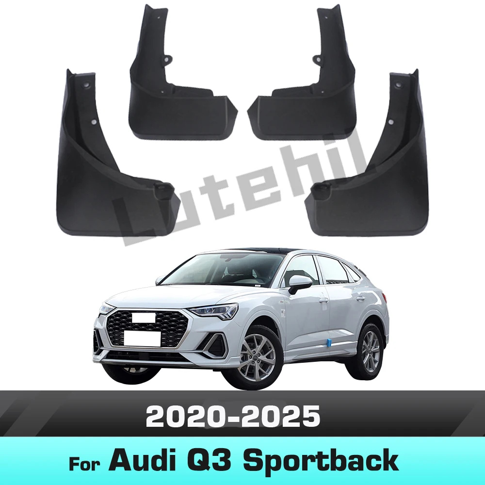 

For Audi Q3 Sportback 2020 2021 2022 2023 2024 2025 Fender Mudflaps Splash Guards Mudguards Mud Flaps car Accessories