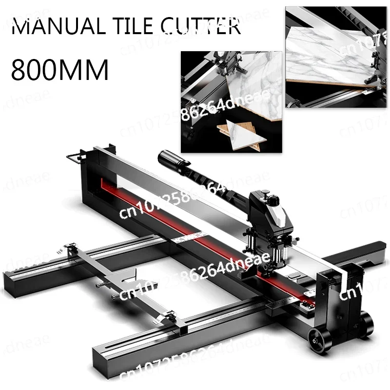 800MM Ceramic Tile Cutter Push Knife Manual High Precision Marble Floor Tile Cutting Machine with Infrared Laser Positioning