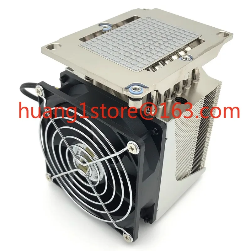 Suitable for heat pipe square rectangular LGA3647 3U 4U side blowing CPU radiator fan 205W