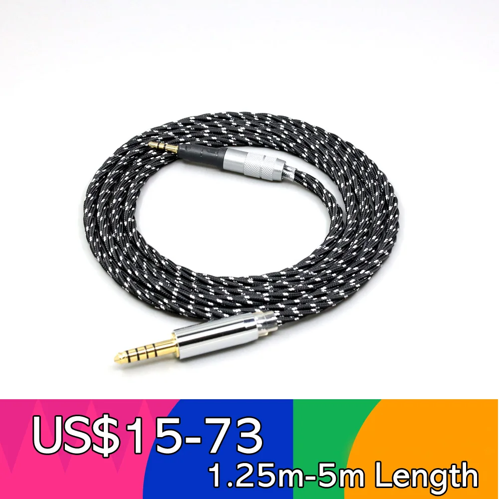 

OCC Mixed OFC Twisting Nylon Earphone Cable For Audio Technica ATH-M50x ATH-M40x ATH-M70x ATH-M60x LN008726