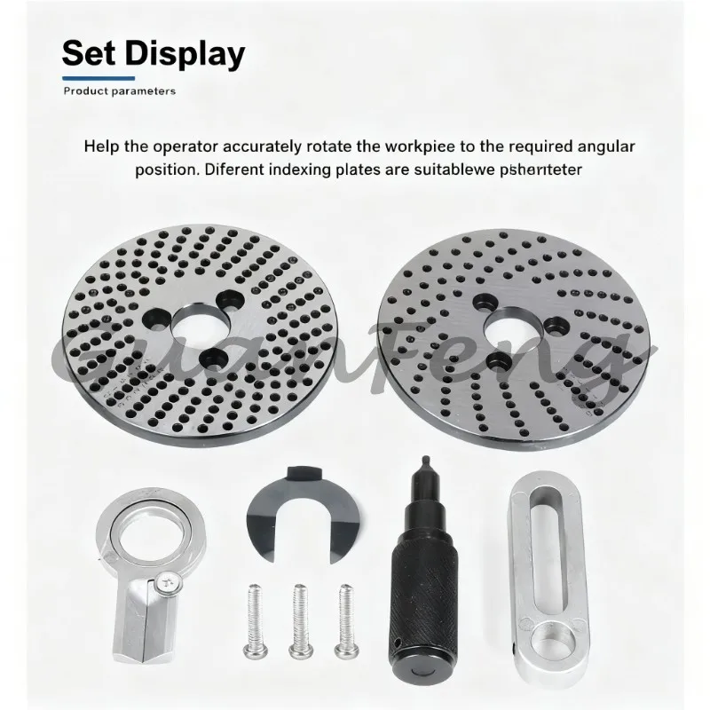 DP-01-02 Precision Dividing Head Ruler Plate, Honeycomb Nest Plate Accessory for Manufacturing Precision Positioning