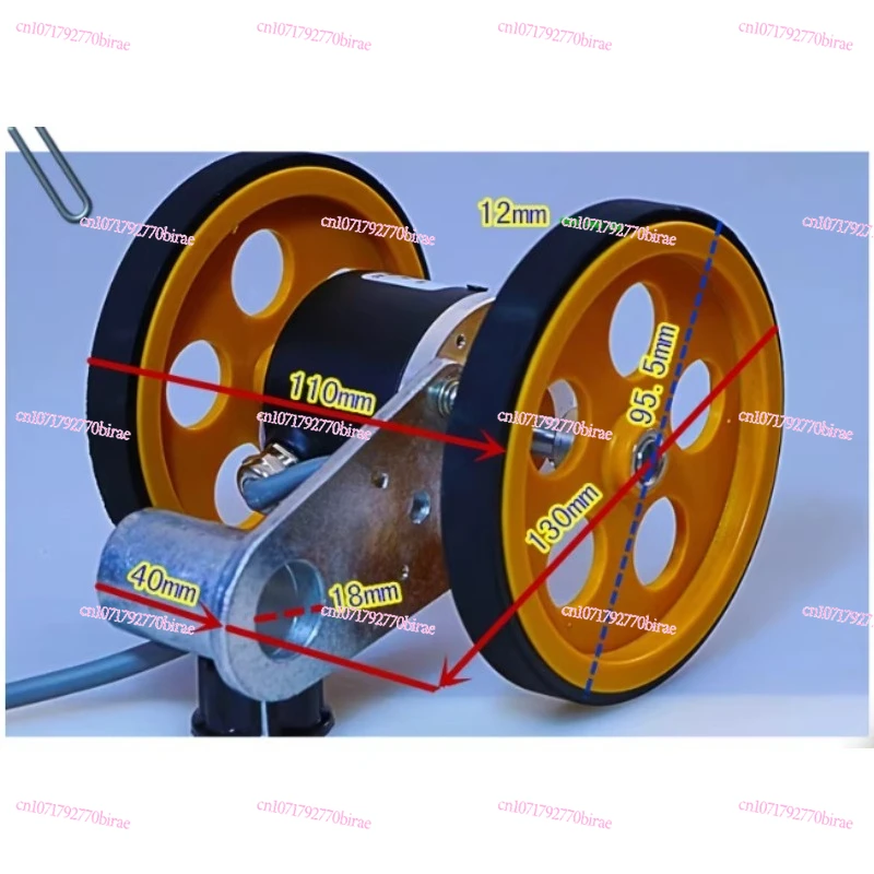 High Precision Digital Meter Wheel Counter with Encoder Positive Negative Reverse Counting