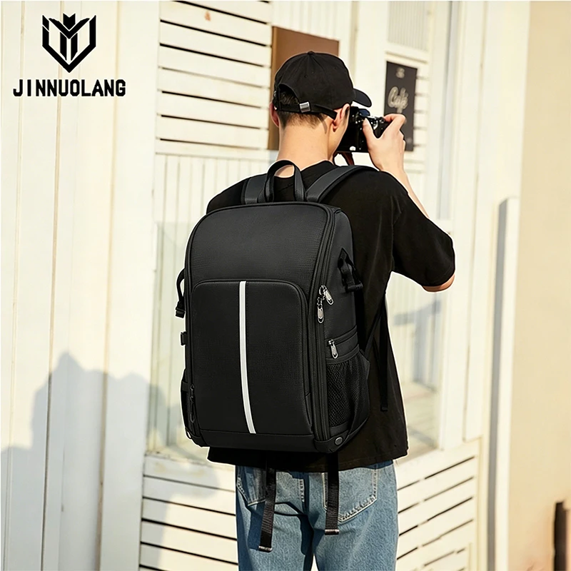 Outdoor Photography-Specific Large-Capacity Camera Backpack, Compatible with Drones, Photographer's Bag with Rain-Proof Function