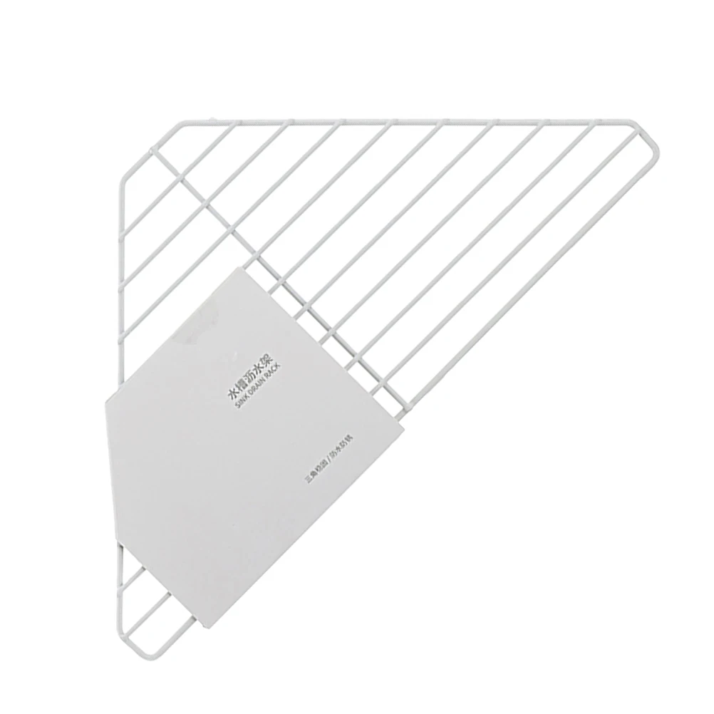 

Iron Multi function Kitchen Pot Rack Triangle Storage Shelf Premium Material Space saving Easy Clean Household Sink