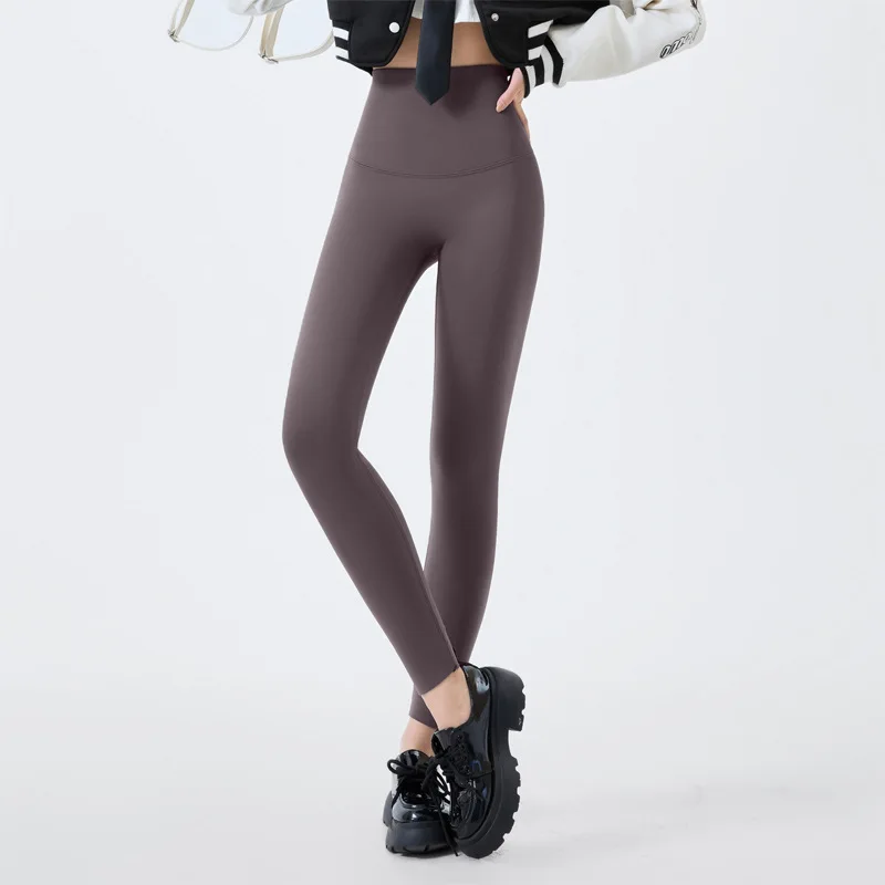 Autunno Inverno Vita alta Modellante Pantaloni Shark Donna Pilates Yoga Leggings sportivi casual Stretti Hip Lift Warm Plus Leggings in pile