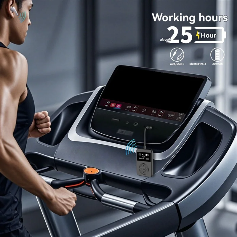 FFYY-Aptxlossless Auracast LC3 Bluetooth 5.4 Adapter nadajnika audio do słuchawek TV z Aptx Lossless do muzyki do gier