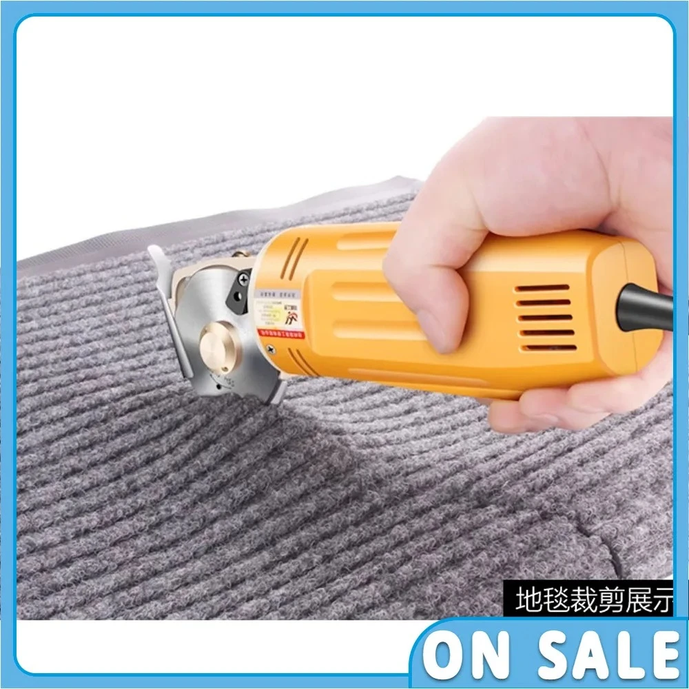 

Электрические ножницы для ткани 170 Вт, 220 В/110 В, с вращающимся лезвием, инструмент для резки ткани и кожи, пила для ткани с лезвием из легированной стали, тип 70