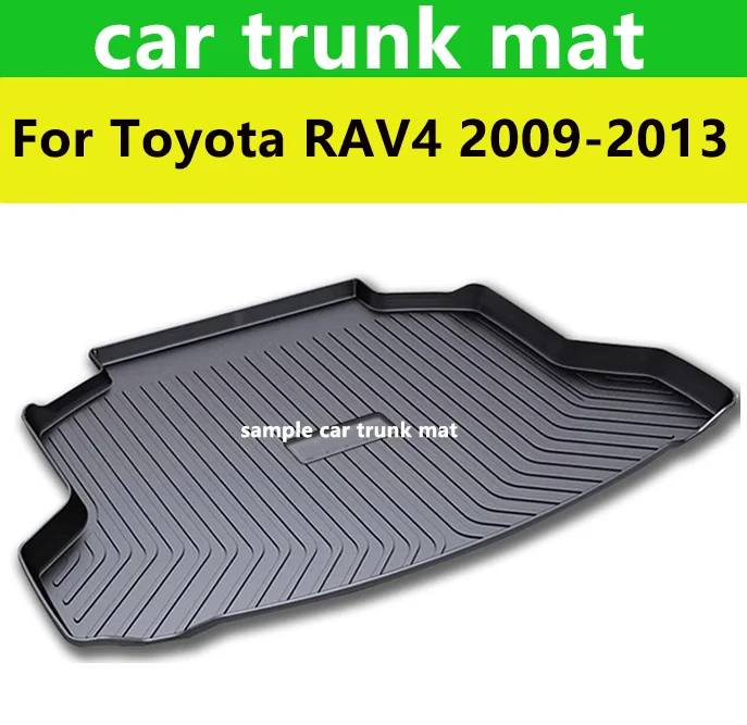 

Коврики в багажник автомобиля для Toyota RAV4 2009-2013, водонепроницаемая подушка для защиты от царапин, подушка для хранения из ТПЭ