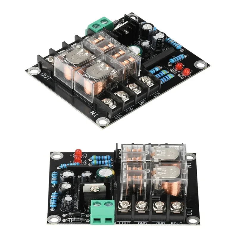 Module Relais Protection Haut-Parleurs 7812 + UPC1237 12-24V - Carte PCB Haute Précision