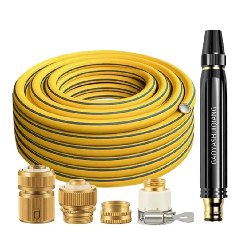 Connector EU Standard 3/4 Inch Water Hose Nozzle Rotatable High Pressure Water Sprayer Car Cleaning Tool