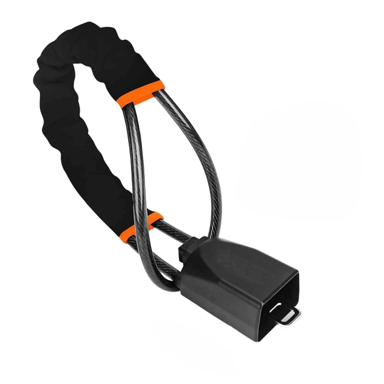 جهاز عالمي مضاد للسرقة لقفل عجلة قيادة السيارة، قفل مشبك حزام الأمان، قفل كابل فولاذي، قفل حبل سلك فولاذي، مو السيارة #5