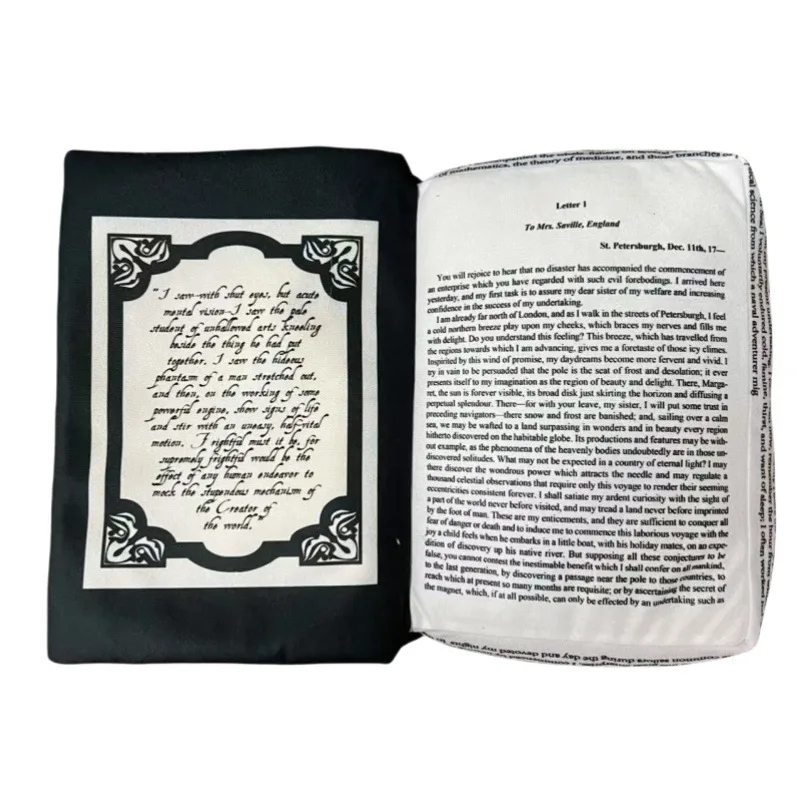 جديد 25 سنتيمتر فرانكنشتاين ألعاب من القطيفة وسادة كتاب لطيف لينة محشوة ديكور غرفة المنزل الدمى للطفل عيد ميلاد هدية الكريسماس #5