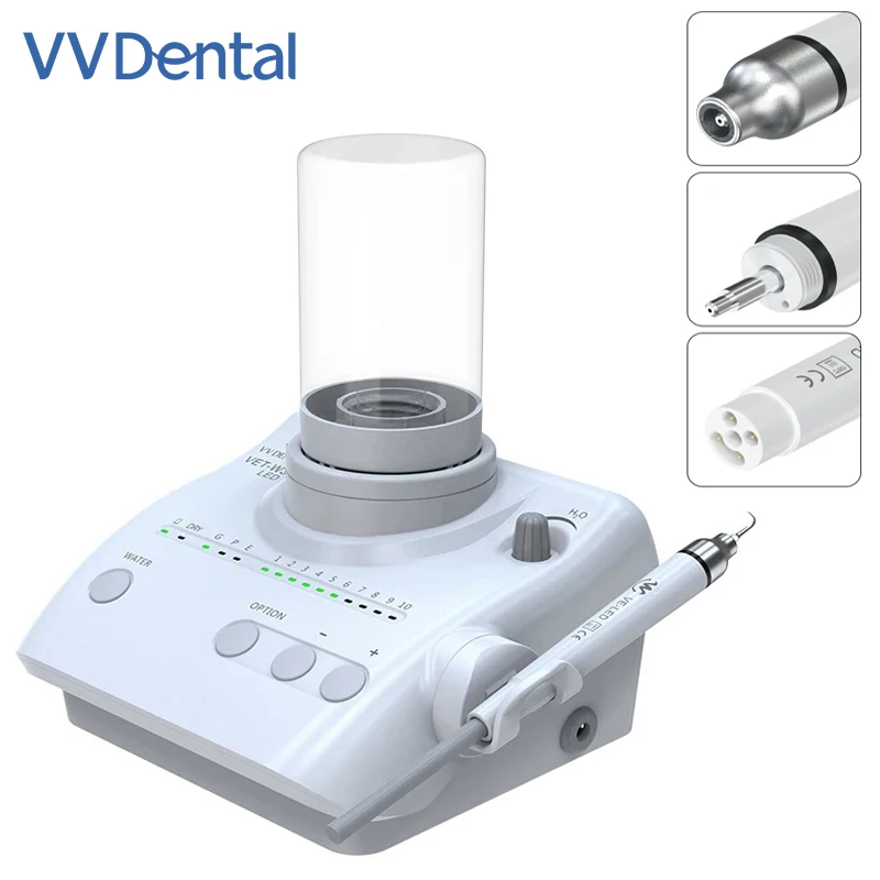 VVDental Portable Dental Ultrasound Scaler For Remove Tooth Smoke Stains Professional Oral Cleaning Whitening Tools