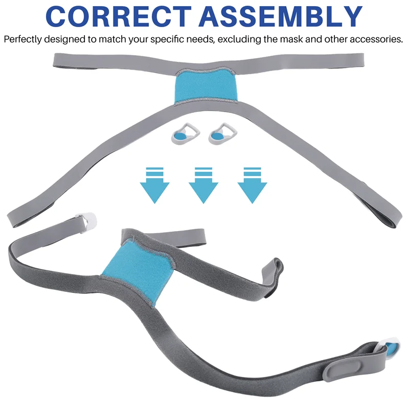 -ABGY 2 แพ็ค CPAP หมวก Air Fit F30i เปลี่ยนหมวกสําหรับ Airfit F30i - CPAP อุปกรณ์เสริมสายรัด