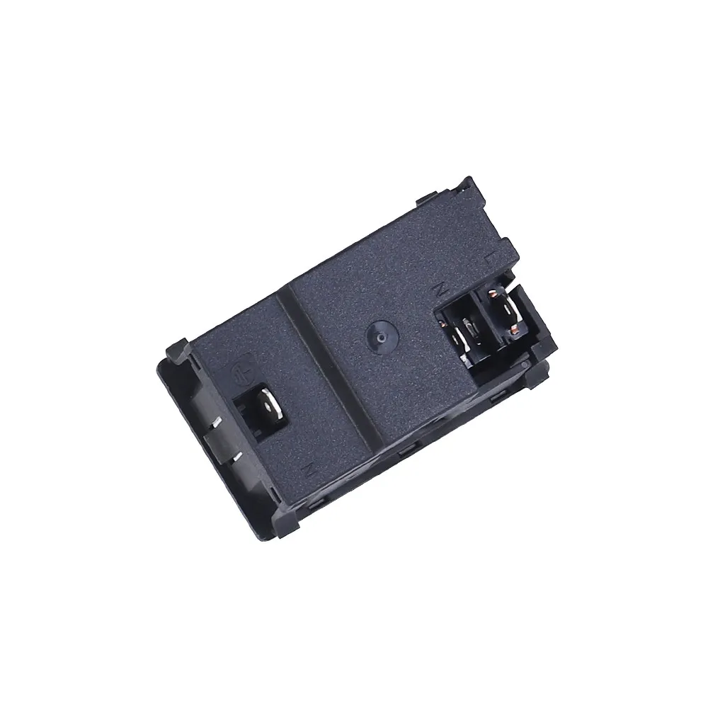 Swiss Import Schurter KM00.1205.11 Rocker Switch Three-in-One Power IEC Outlet Socket