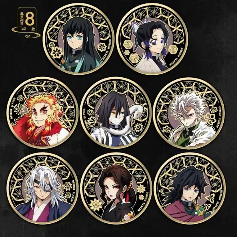 2025 Wholesales Demon Slayer Anime Collection Badge W3 Acrylic Tanjirou Kamado Nezuko Children Toy Gift