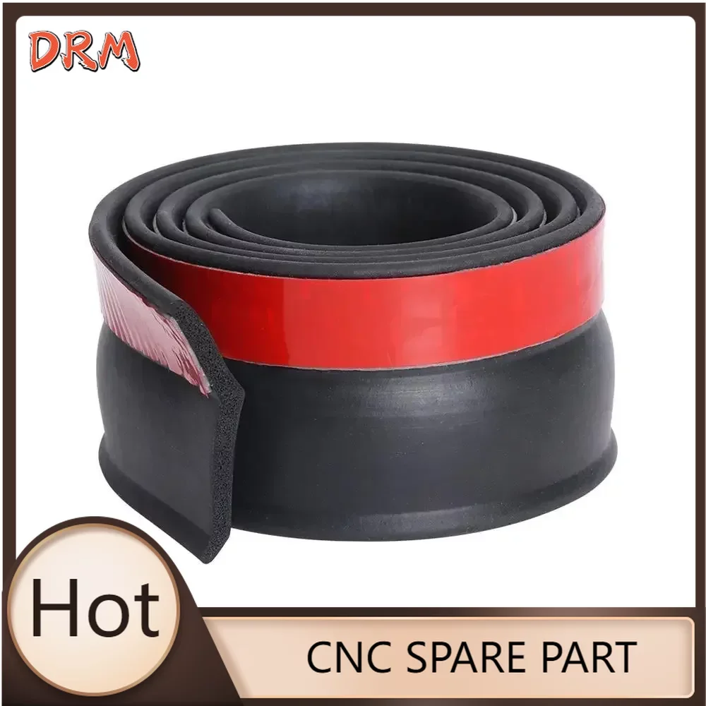 Sealing Strip 3M/4M/5M Garage Door Seal Strip Home Bottom Trim Rubber Dustproof Replacement Adhesive Full Wrap Bottom