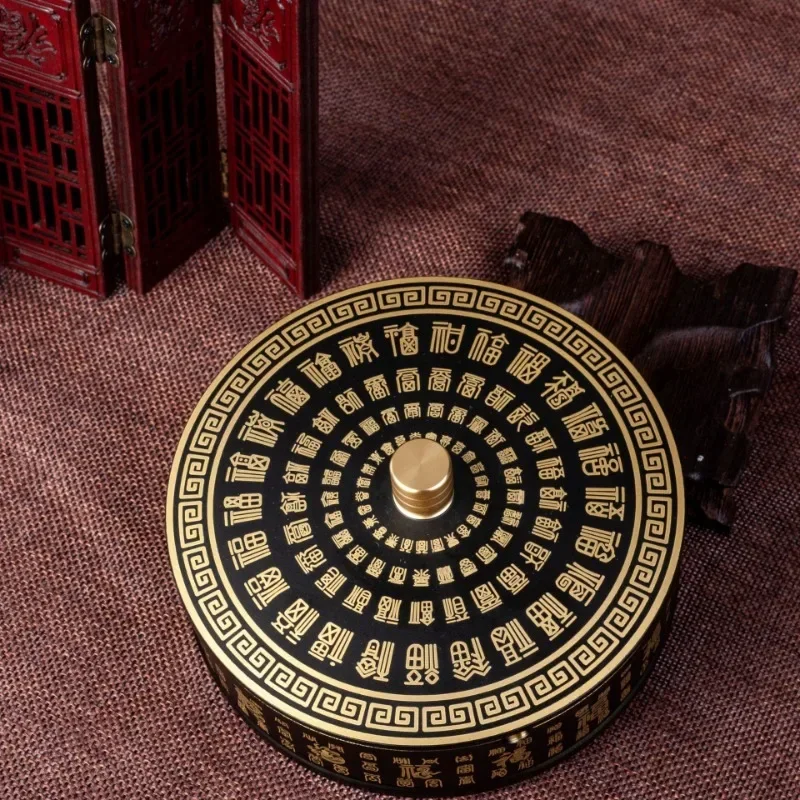 Black gold ashtray with lid brass crafts