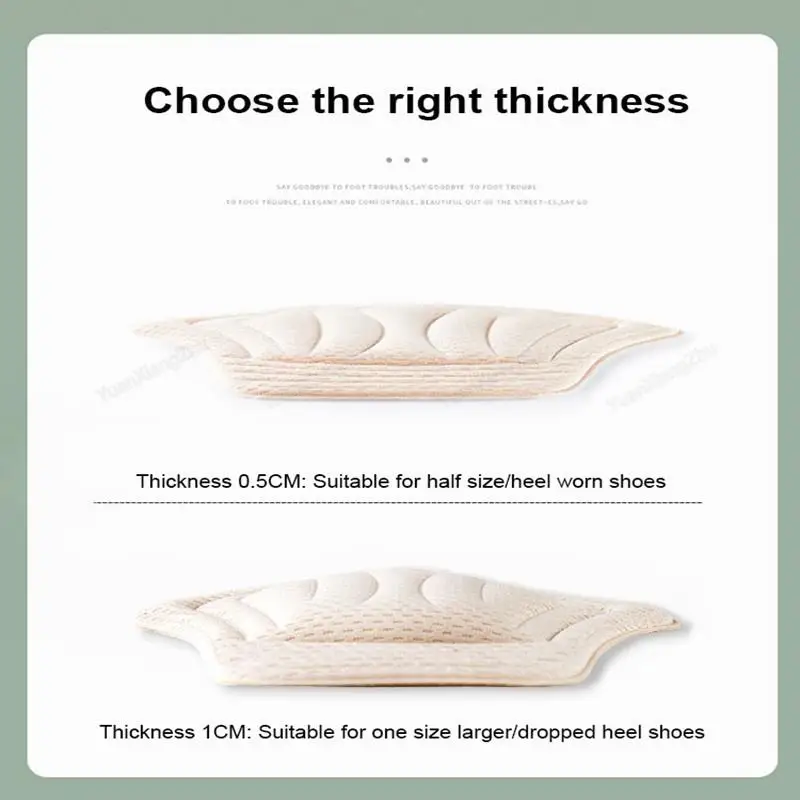5D Comfort Heel Sticker Shoe Pads Sneaker Men Woman Insoles Anti-wear Feet Heel Protectors Adjust Size Cushion Care Inserts - Image 5
