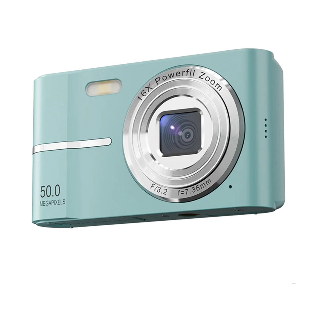 2.4 Inch Retro Digital Camera 4K HD Small Portable CMOS Mini Camera 50MP 16x Zoom Video Recorder Camera Green