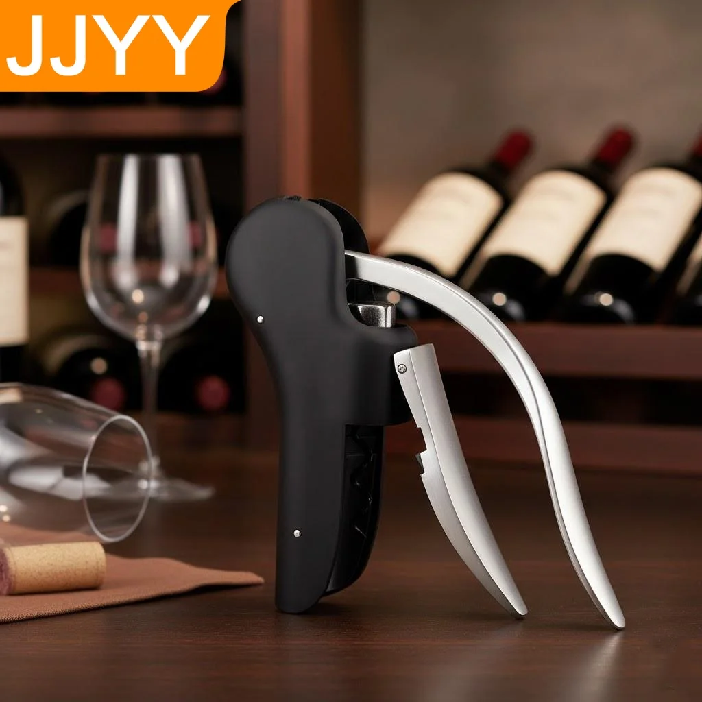 Red Wine Bottle Opener Automatic Quick Open Press Corkscrew for Home Party Outdoor Activities