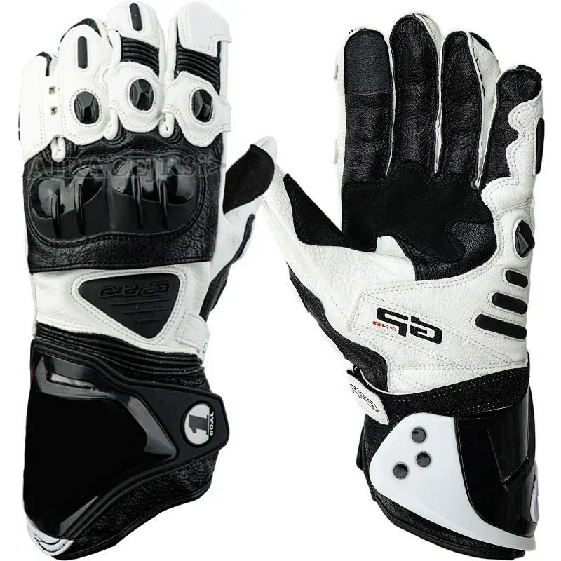 Alpine Gloves Motorcycle Leather Motos GP Racing Riding Track Anti-Fall Street Cycling Breathable Touch Screen Knight Equipment