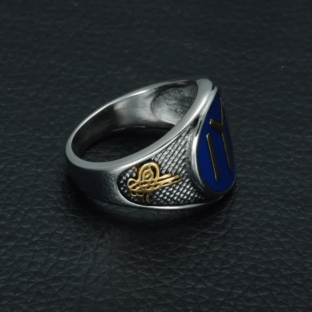 Niche Exquisite Gothic Simple Fashion Men's Birthday Gift Ring Jewelry Anniversary Street Party Light Luxury Ring Jewelry