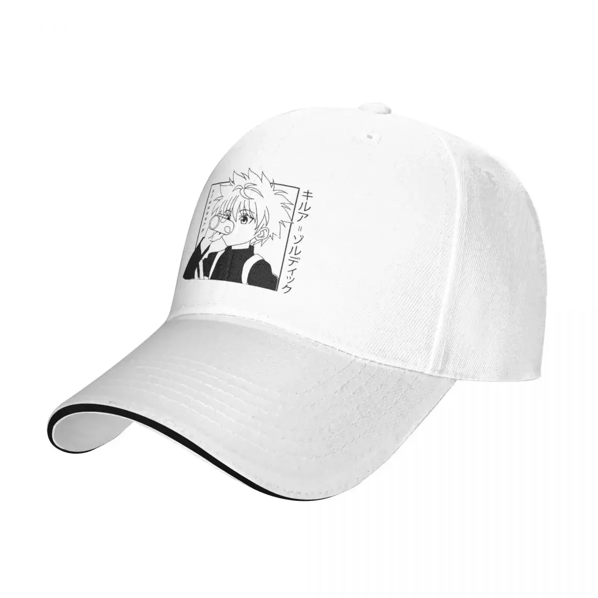 Kawaii Hunter X Hunter Killua Zoldyck Baseball Cap Hip Hop HXH Anime Manga Sandwich Hats for Men Women Adjustable Dad Hat