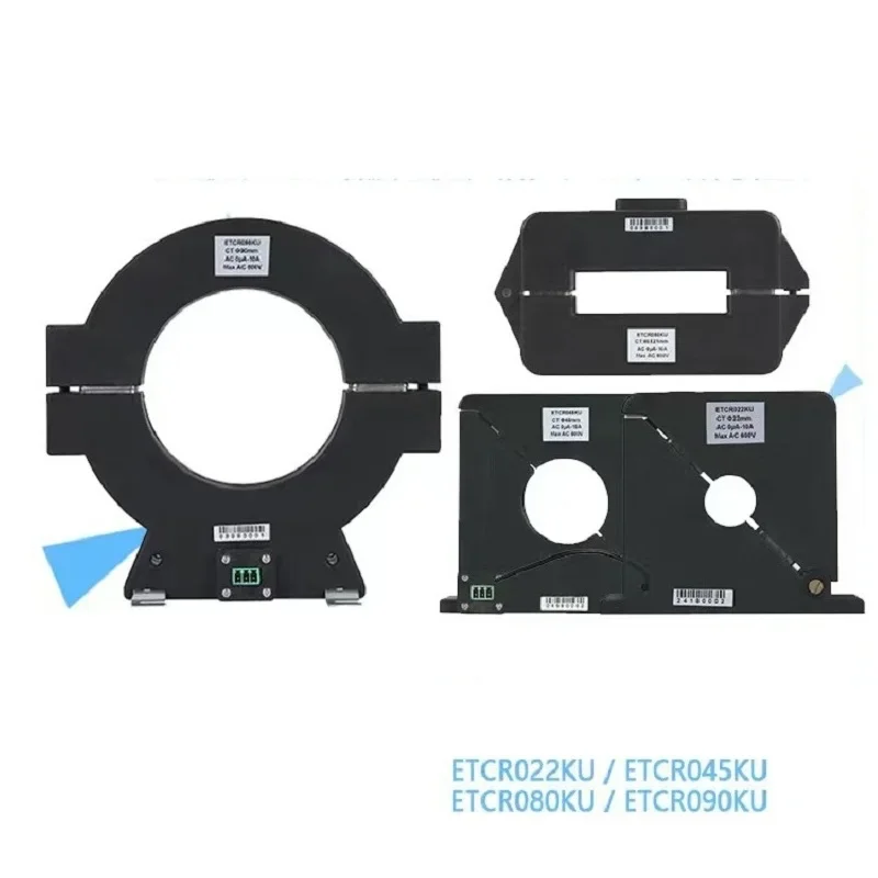 ETCR022KU ETCR045KU ETCR080KU ETCR090KU Weak Leakage Current Sensor 0.0mA-10A AC Resolution 1uA Split Core CT Probe Microampere