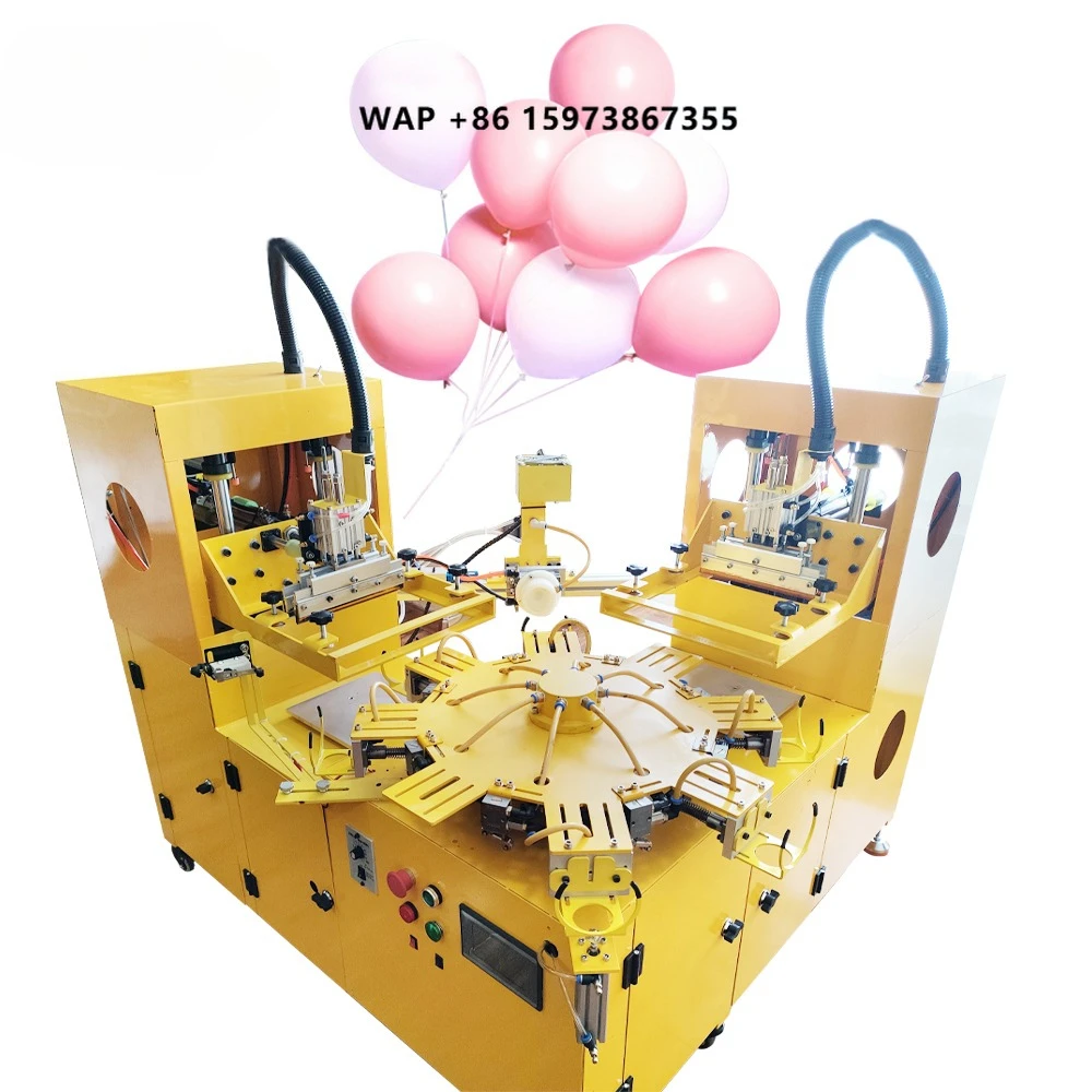 Automatic Two Color Balloon Screen Printing Machine
