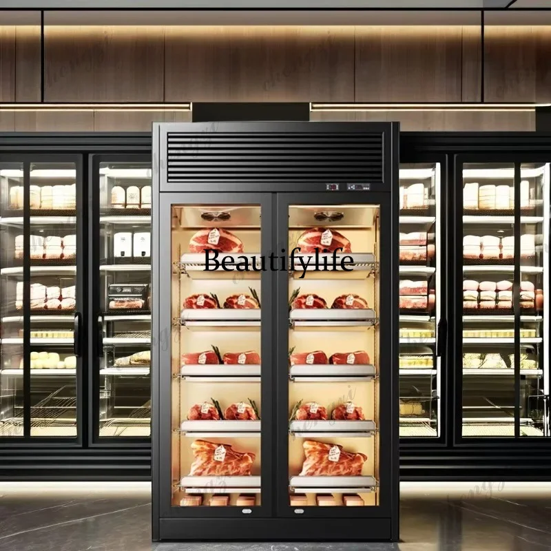 A81 Household Dry Aging Fridge Compact Size Low Noise Meat Aging Cabinet For Home Kitchen And Private Dinning Room Use