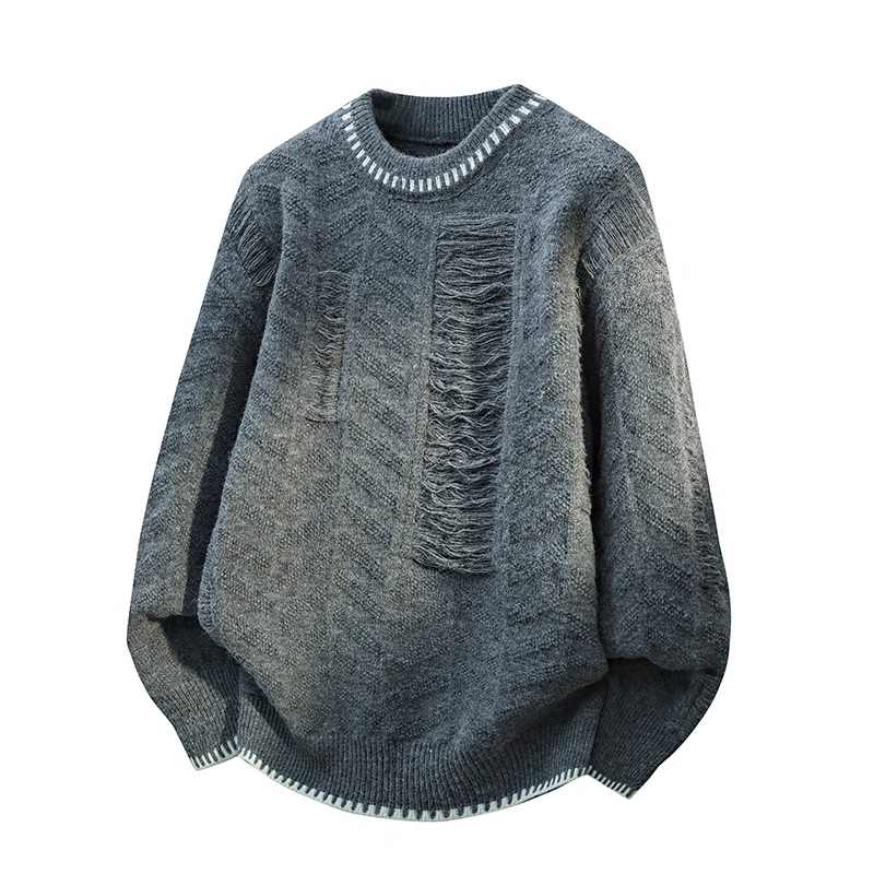 

Свитер с высоким воротником из чистого кашемира, свободный крой, цветной базовый слой, корейский стиль, мужская осенне-зимняя новинка, свитер для похудения