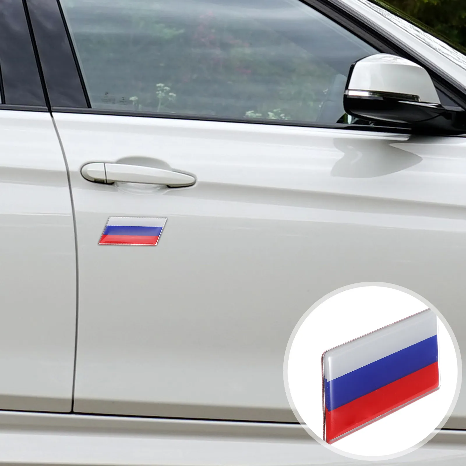

Metal National Flag Car Sticker Tail Badge Decal Patriotic Automotive Decoration for Cars Trucks Suvs Bumper Trunk Styling