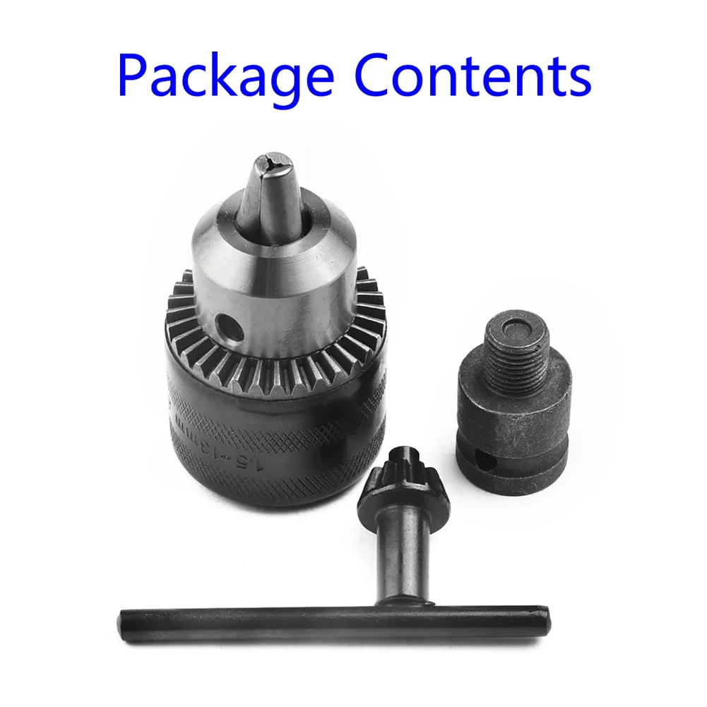 

Electric Drill Adapter Changed Chuck Socket Supplies Workshop 1.5-13mm 1/2 inch Wrench Rotary tools Accessories