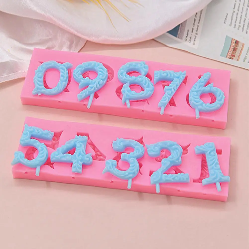 

Силиконовая форма для выпечки, 3d цифровая форма, набор силиконовых форм для маффинов и помадки, антипригарные термостойкие формы для выпечки торта, шоколада