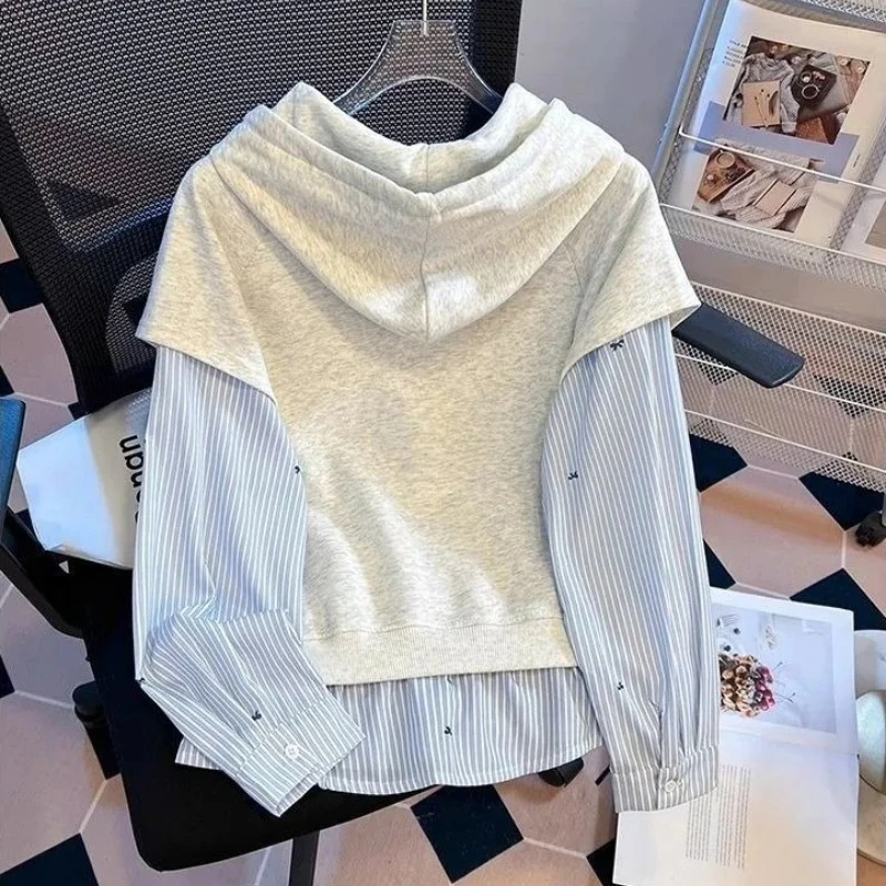Women's 2026 Autumn Viral Korean Style Hoodie Effortless Vibe Distinctive Pullover