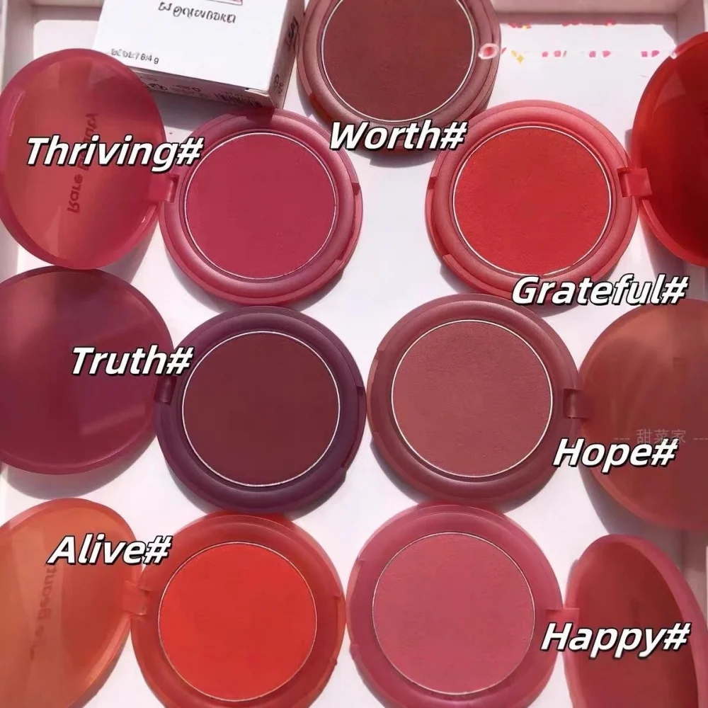 نادر الجمال لينة قرصة ماتي نطاط وسادة كريم إلى مسحوق أحمر الخدود متجدد الهواء وخفيفة الوزن لينة قرصة السائل أحمر الخدود دافق طبيعي