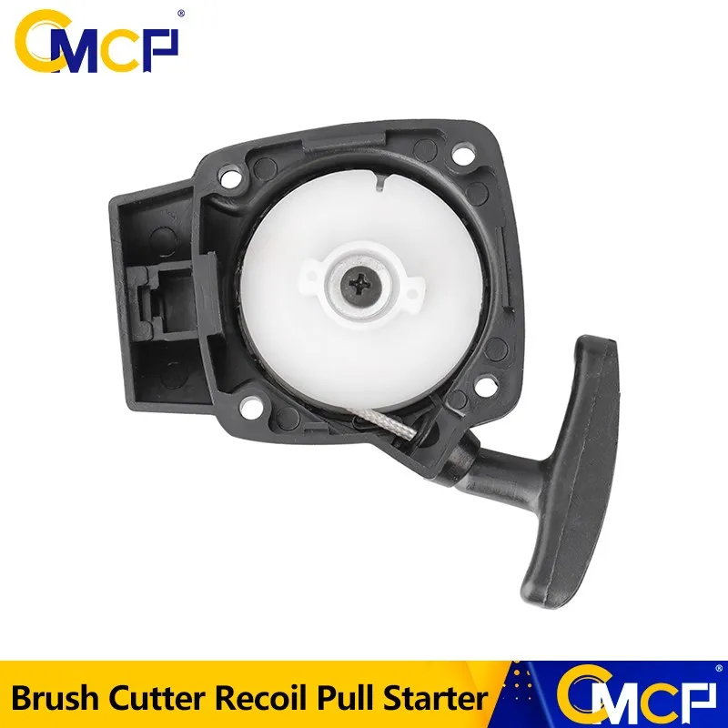 

CMCP 1Set 1E34F Brush Cutter Grass Hedge Trimmer Starter with Pulley Plate Replacement For Mitsubish CG260 BC260